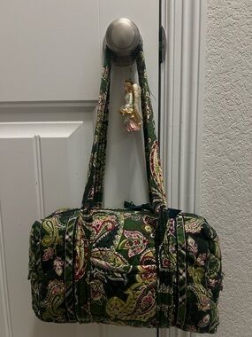 Green Vera Bradley 100 bag / mini duffel